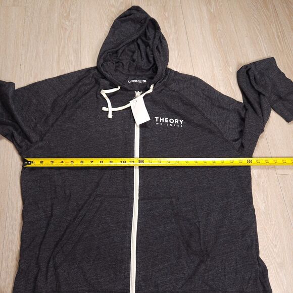 American Giant Full Zip Hoodie Mens 2XL Gray Jacket Lightweight Made in USA NWT - Picture 11 of 16